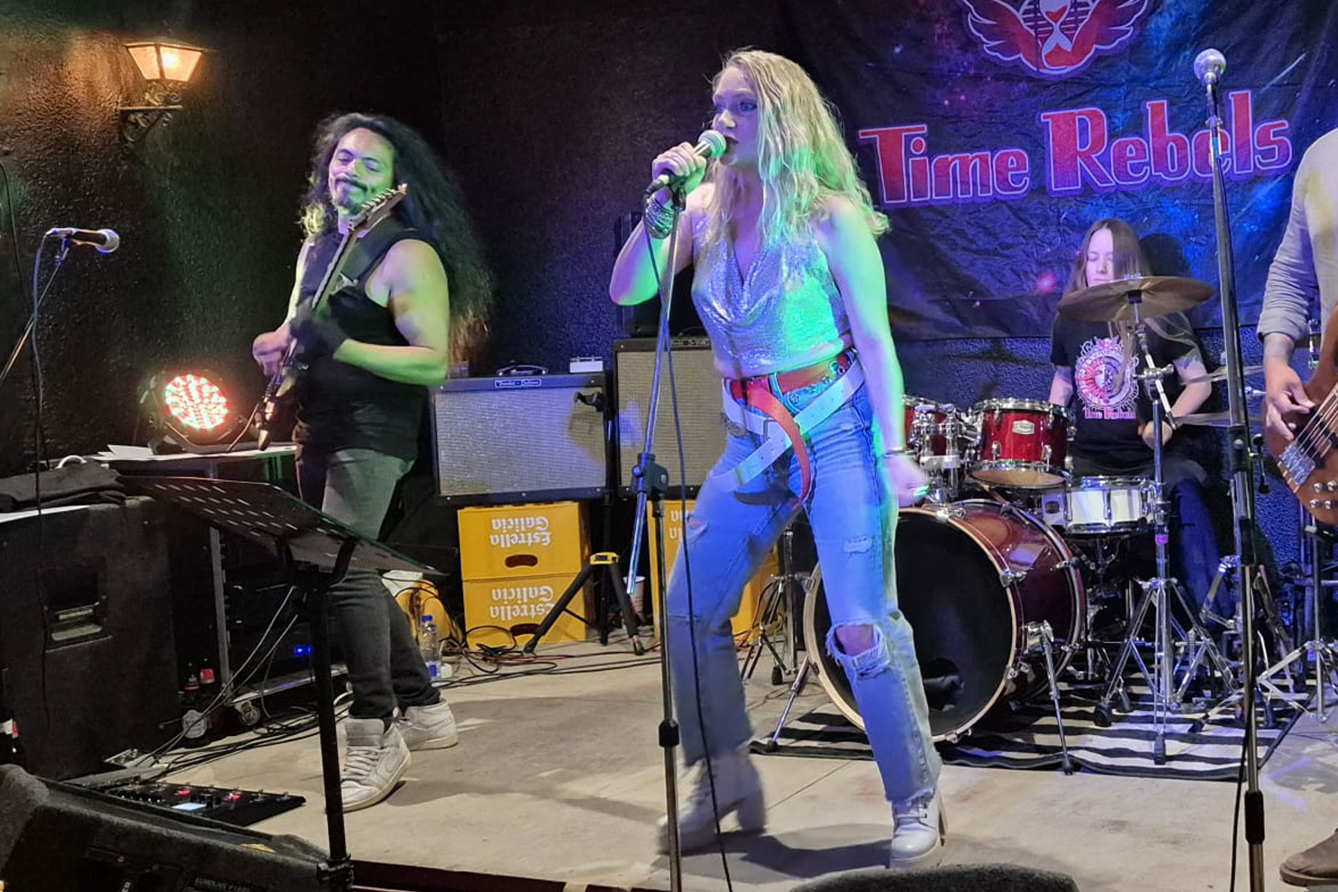 Time Rebels en concierto en CTE La Tacita, Madrid